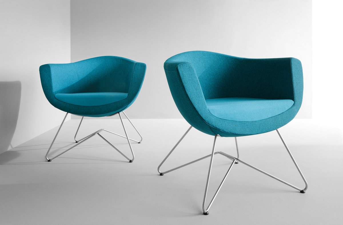 Niebieskie fotele konferencyjne SORRISO, niebieskie krzesła konferencyjne Sorriso