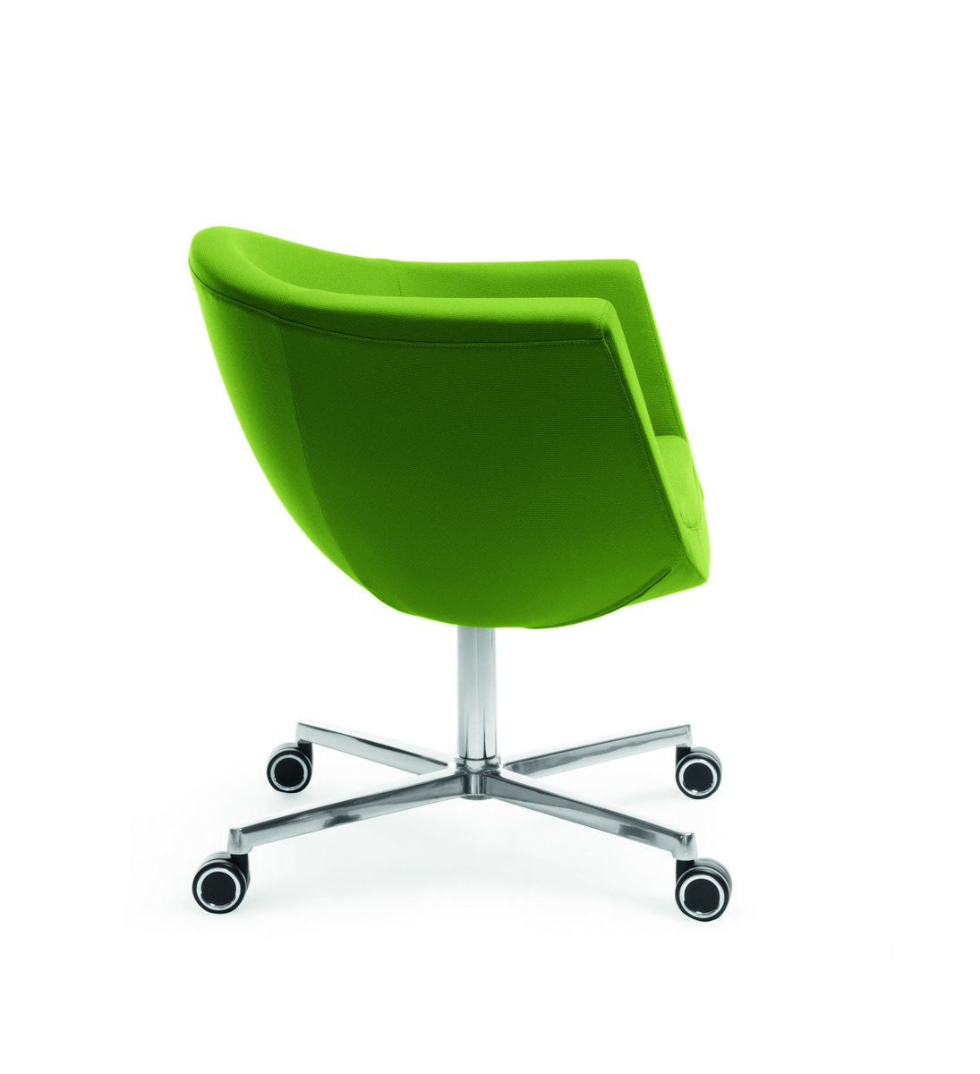 Zielony fotel konferencyjny Sorriso, elegancki fotel konferencyjny Sorriso